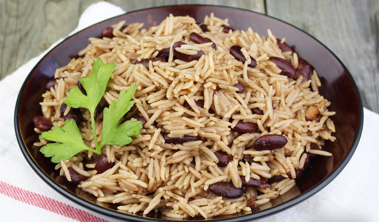 Riz collé haricots rouges